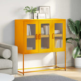 Sideboard Mustard Yellow 100.5x39x107 cm Cold-rolled Steel 853407