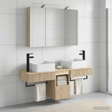 Bathroom Cabinet Set 4 pcs Sonoma Oak Engineered Wood 3406297