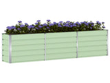 Planter Green 240 x 40 x 75 cm Steel 42018241
