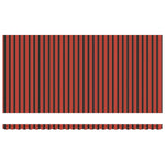 Retractable Awning Manual Orange and brown 600 x 350 cm Fabric 3331705