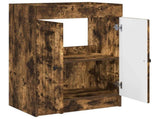 Bathroom under Sink Cabinet Smoked Oak 78.5 x 37.5 x 81 cm 890049
