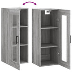 ZNTS Wall Mounted Cabinet Grey Sonoma 34.5x34x90 cm 828922