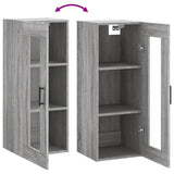 ZNTS Wall Mounted Cabinet Grey Sonoma 34.5x34x90 cm 828922