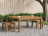 Coffee Table Natural 80 x 80.5 x 45 cm Solid Acacia Wood 901241