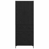 Highboard Black Oak 69.5 x 34 x 180 cm Engineered Wood 3416166