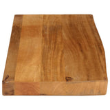 Table Top Live Edge 90x40x3.8 cm Solid Wood Mango 370587