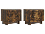 Bedside Cabinet 2 pcs Smoked Oak 43 x 34.5 x 50 cm 893886