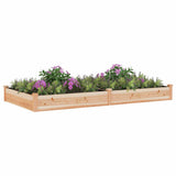 Garden Raised Bed with Liner 240x120x25 cm Solid Wood Fir 364301