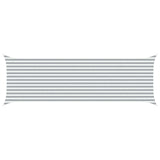 Sun Shade Sail Light Grey and White 6 x 2 m 42031117