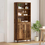 Highboard 2 pcs Old wood Engineered Wood 3403589