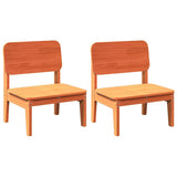 Garden Chairs 2 pcs Wax Brown 60x52.5x72 cm Solid Wood Pine 859324