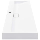 Wash Basin 120x46x11 cm Mineral Cast/Marble Cast White 144067