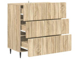 Drawer Cabinet Sonoma Oak 66 x 34.5 x 92 cm Engineered Wood 894377