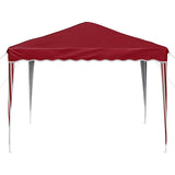 Pop-up Party Tent 288 x 288 x 245 cm Burgundy Oxford Fabric 42019752