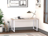 Computer Desk, Writing Table, 120 x 60 x 76cm Workstation for Home Office, Study with Metal Frame, T3398P344386