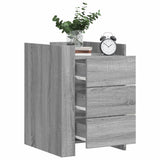 Bedside Cabinet Grey Sonoma 45x50x65 cm Engineered Wood 848309
