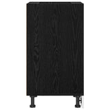 Kitchen Base Cabinet with Drawer Black oak 40 x 44.5 x 81.5 cm 876651