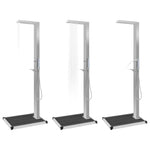 ZNTS Outdoor Shower with Tray WPC Stainless Steel 3051290