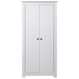 Wardrobe White 80x50x171.5 cm Solid Pine Panama Range 282666