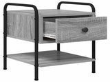Bedside Cabinet Grey Sonoma 35 x 36.5 x 47 cm Engineered Wood 8007665