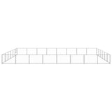 Dog Kennel Silver 48 m Steel 3082176
