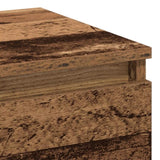 ZNTS Bedside Cabinets 2 pcs Old Wood 40x35x50 cm Engineered Wood 863483