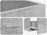 Bathroom Vanity with Sink Concrete Grey 42 x 40 x 84.5 cm 890699