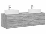 Bathroom Furniture Set 3 pcs Grey Sonoma 49.5 x 44.5 x 65 cm 3405888