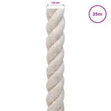 Jute Rope 16 mm White 100% Tossa jute 42011674