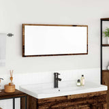 Mirror Wall-mounted Old Wood 90 x 8.5 x 37 cm Engineered Wood 875419