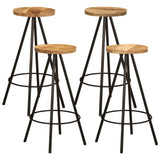 5 Piece Bar Set Solid Wood Mango 4009369