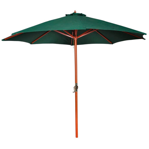 ZNTS Garden Parasol Green 258 cm 40436