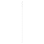 Sliding Door White 86 x 198.5 cm Solid pine wood and steel 3333763