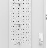 Saddle Cabinet Light grey Steel 53 cm x 53 cm x 140 cm 339600