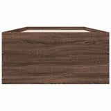 Bed Frame without Mattress Brown Oak 90x190 cm Single 3280978