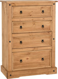 ZNTS Corona 4 Drawer Chest 100-102-025