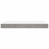 Pocket Spring Bed Mattress Medium Light Grey 100x203x20 cm Twin XL 347867