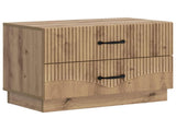 Bedside Cabinet Artisan Oak 62 x 34.5 x 44.5 cm Engineered Wood 895244