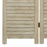 6-Panel Room Divider 210x165 cm Solid Wood Paulownia 338581