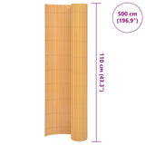 317163 Double-Sided Garden Fence 110x500 cm Yellow