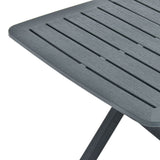 Folding Garden Table Green 79x72x70 cm Plastic 48791