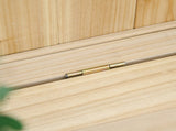 Wood Storage Bench for Patio Furniture, Outdoor Garden Seating Tools T3398P322075