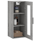 Wall Mounted Cabinet Grey Sonoma 34.5x34x90 cm 828938