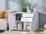 Modern High Gloss Sideboard Storage Cabinet Table Chest of Drawers for Bedroom Living Room Storage T3398P343511