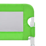 Toddler Safety Bed Rail Green 180x42 cm Polyester 10169