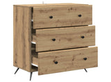 Drawer Cabinet Artisan Oak 66 x 34.5 x 90 cm Engineered Wood 895534