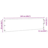 Lawn Edgings 20 pcs 25x103 cm Galvanised Steel 860177