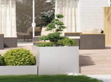 Planter 80x80x80 cm Stainless Steel 860784