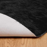 Faux Sheepskin Rug TAFALLA Black 200 cm Polyester 42021583