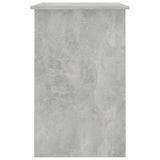 Desk Concrete Grey 100x50x76 cm Engineered Wood 801084